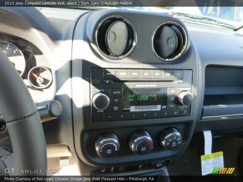 Black / Dark Slate Gray/Light Pebble 2013 Jeep Compass Latitude 4x4