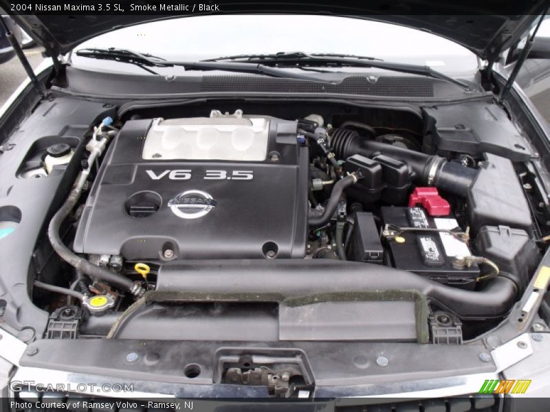 Smoke Metallic / Black 2004 Nissan Maxima 3.5 SL
