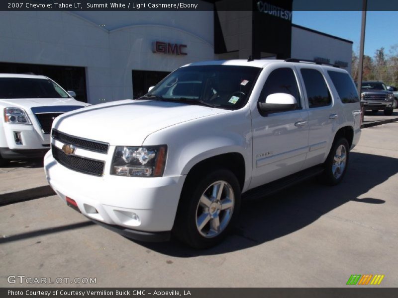 Summit White / Light Cashmere/Ebony 2007 Chevrolet Tahoe LT