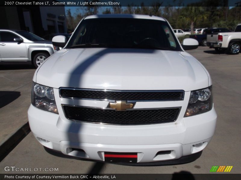 Summit White / Light Cashmere/Ebony 2007 Chevrolet Tahoe LT