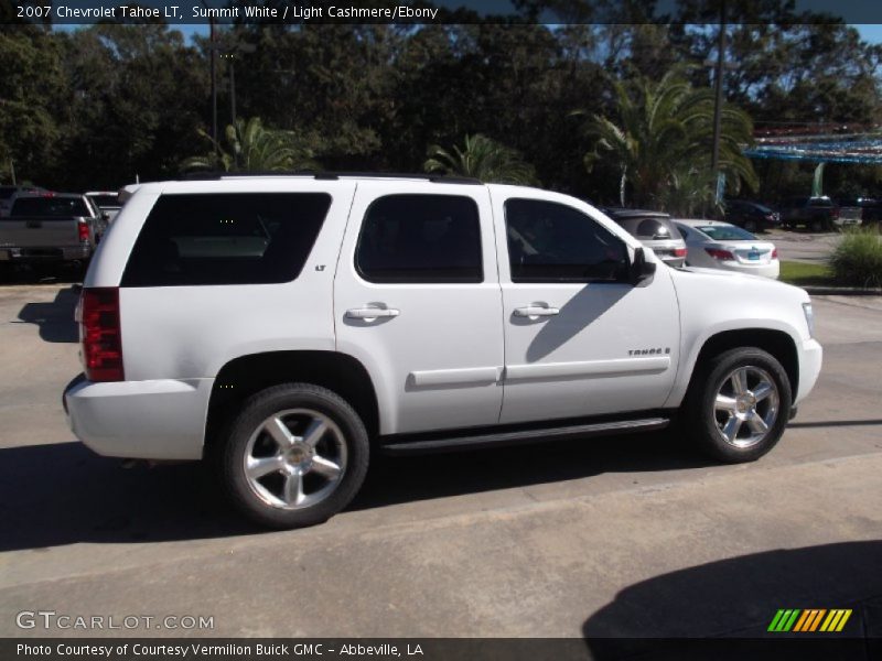 Summit White / Light Cashmere/Ebony 2007 Chevrolet Tahoe LT