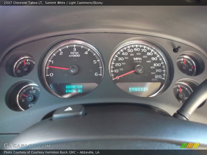 Summit White / Light Cashmere/Ebony 2007 Chevrolet Tahoe LT