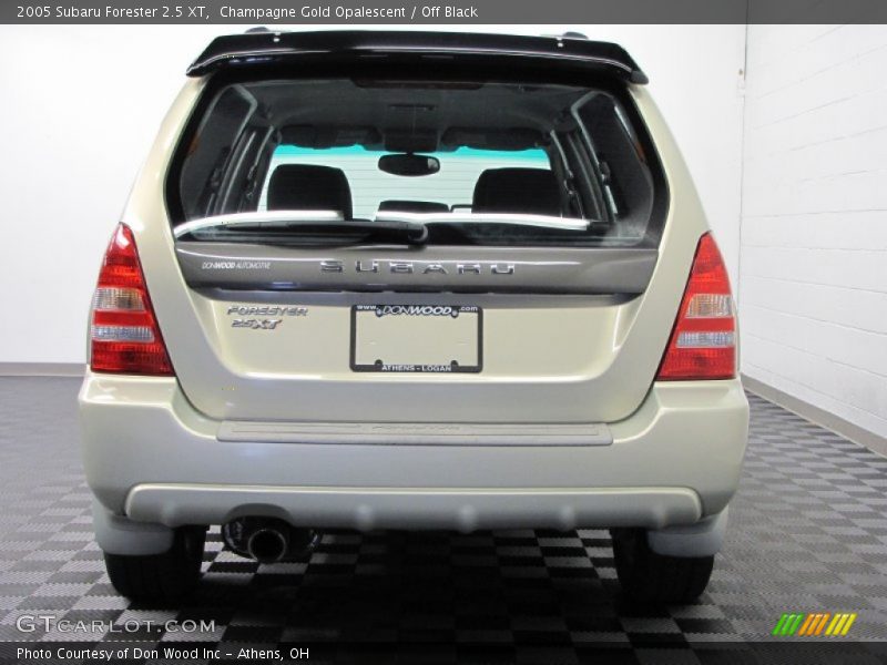 Champagne Gold Opalescent / Off Black 2005 Subaru Forester 2.5 XT