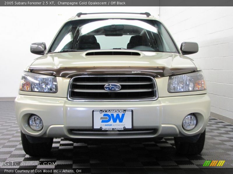 Champagne Gold Opalescent / Off Black 2005 Subaru Forester 2.5 XT