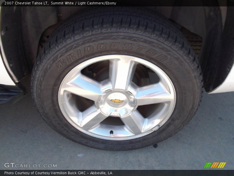 Summit White / Light Cashmere/Ebony 2007 Chevrolet Tahoe LT