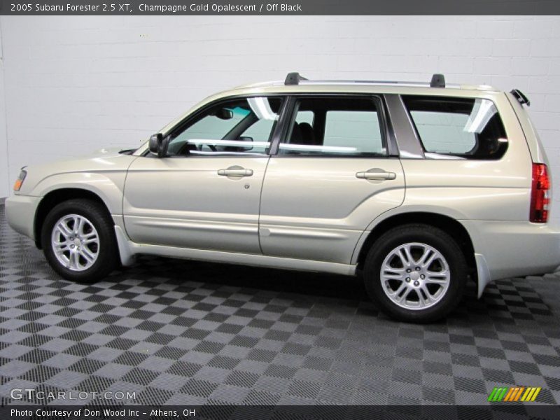 Champagne Gold Opalescent / Off Black 2005 Subaru Forester 2.5 XT