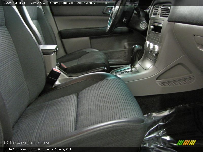 Champagne Gold Opalescent / Off Black 2005 Subaru Forester 2.5 XT