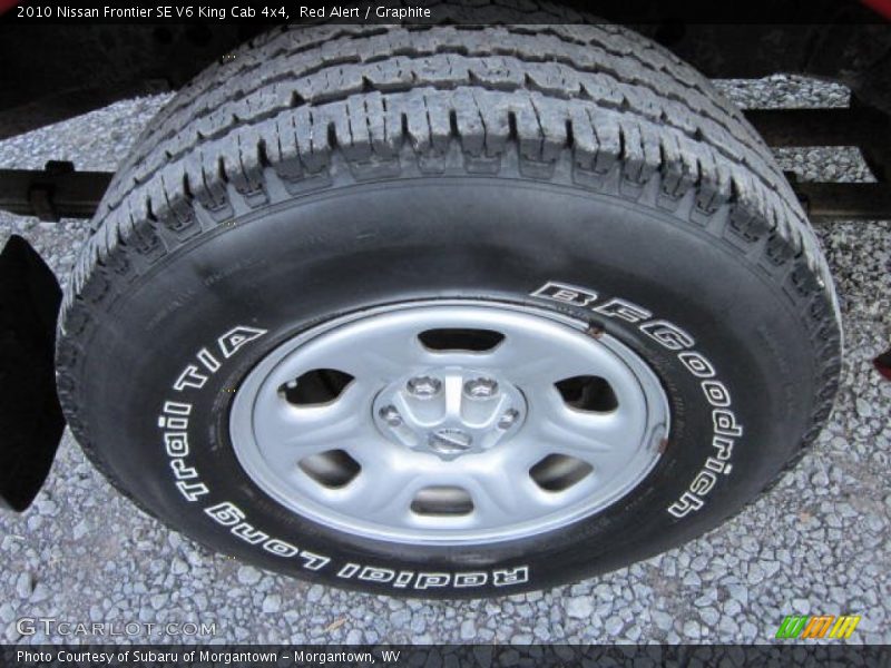 Red Alert / Graphite 2010 Nissan Frontier SE V6 King Cab 4x4