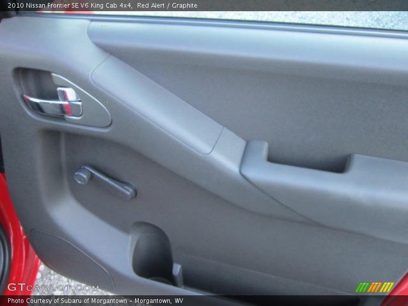 Red Alert / Graphite 2010 Nissan Frontier SE V6 King Cab 4x4