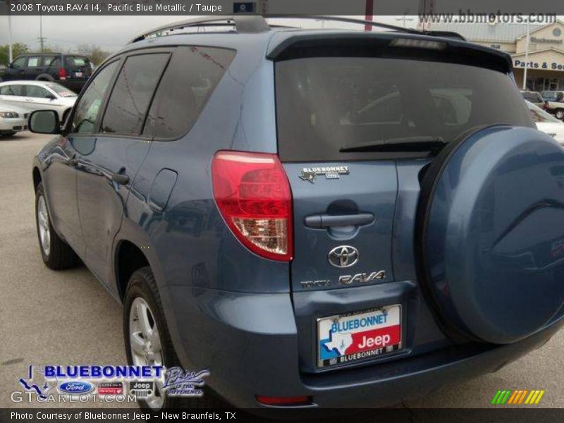 Pacific Blue Metallic / Taupe 2008 Toyota RAV4 I4