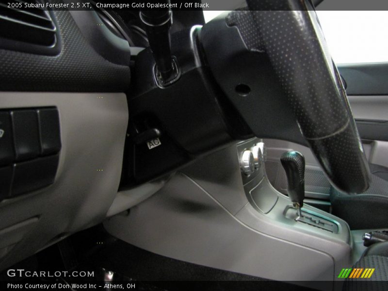 Champagne Gold Opalescent / Off Black 2005 Subaru Forester 2.5 XT