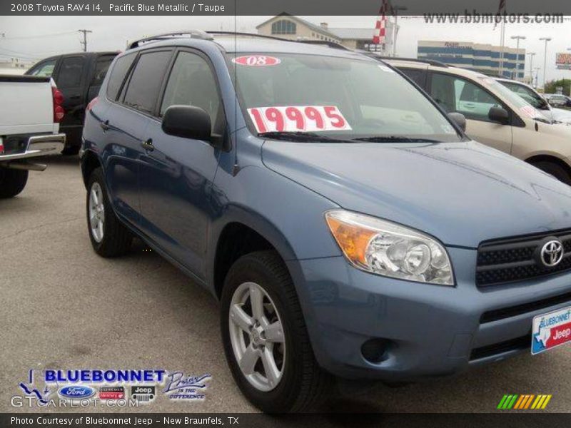 Pacific Blue Metallic / Taupe 2008 Toyota RAV4 I4