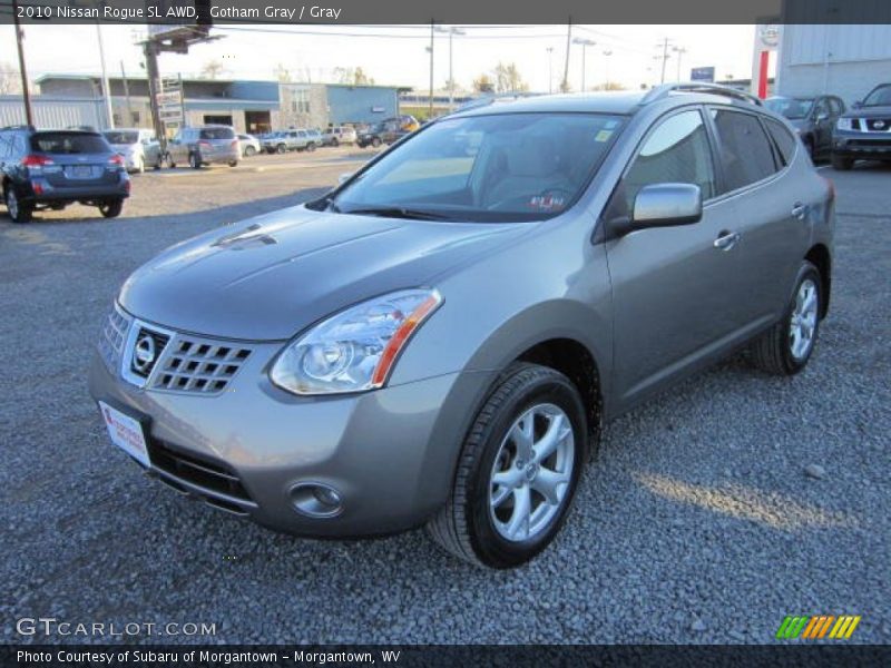 Gotham Gray / Gray 2010 Nissan Rogue SL AWD