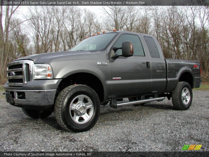 Dark Shadow Grey Metallic / Medium Flint 2006 Ford F350 Super Duty Lariat SuperCab 4x4