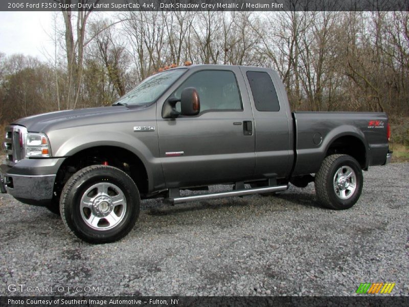 Dark Shadow Grey Metallic / Medium Flint 2006 Ford F350 Super Duty Lariat SuperCab 4x4