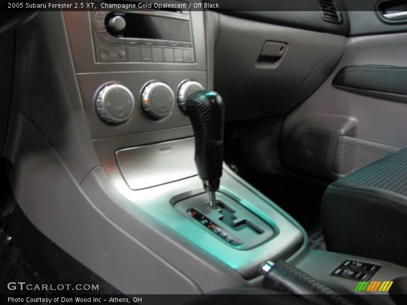 Champagne Gold Opalescent / Off Black 2005 Subaru Forester 2.5 XT