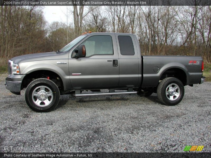 Dark Shadow Grey Metallic / Medium Flint 2006 Ford F350 Super Duty Lariat SuperCab 4x4