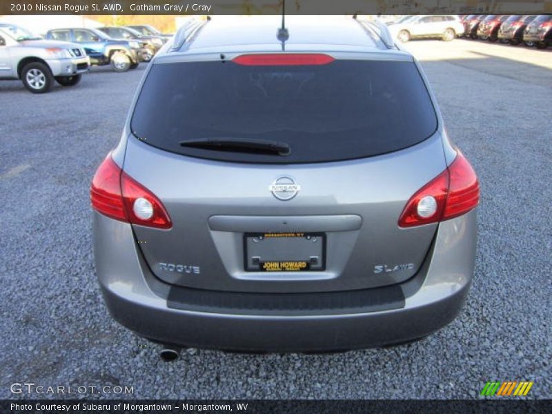 Gotham Gray / Gray 2010 Nissan Rogue SL AWD