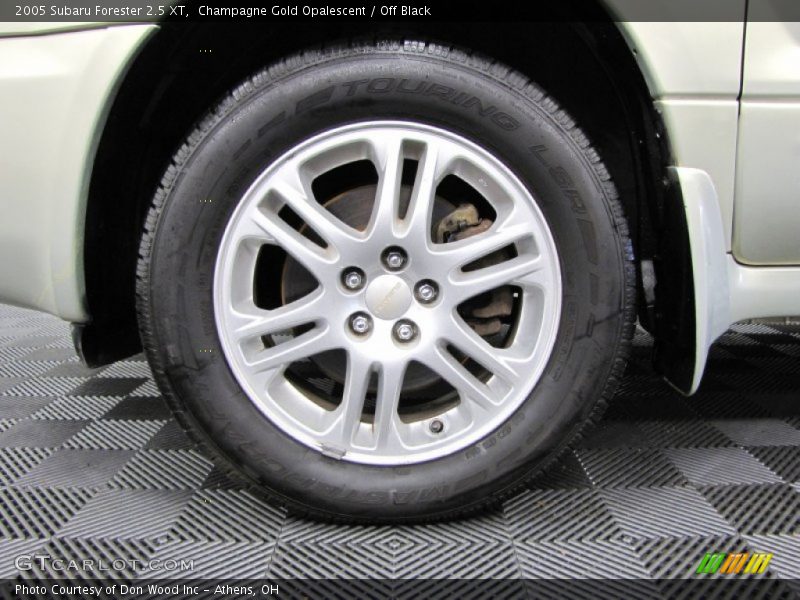 Champagne Gold Opalescent / Off Black 2005 Subaru Forester 2.5 XT