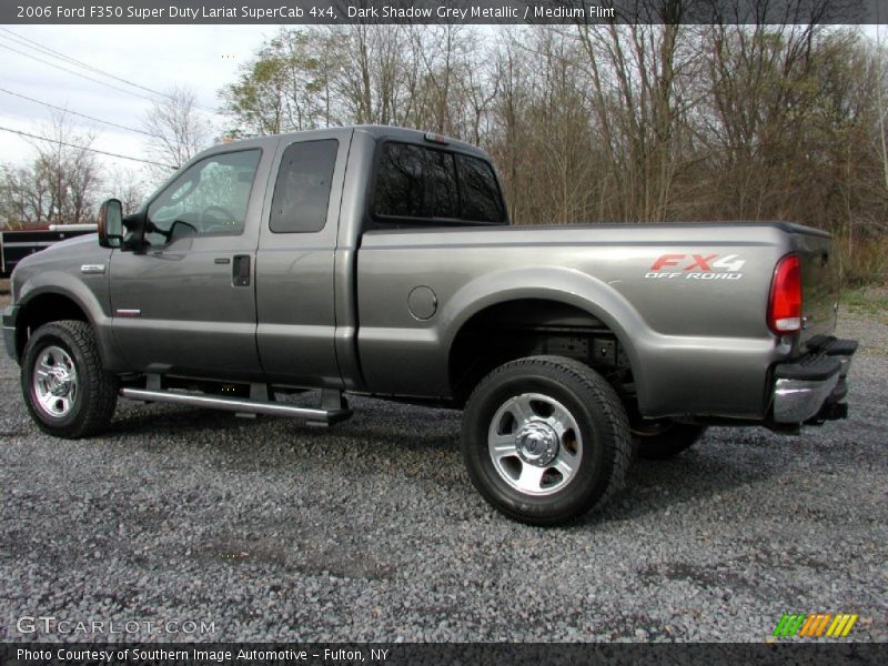 Dark Shadow Grey Metallic / Medium Flint 2006 Ford F350 Super Duty Lariat SuperCab 4x4