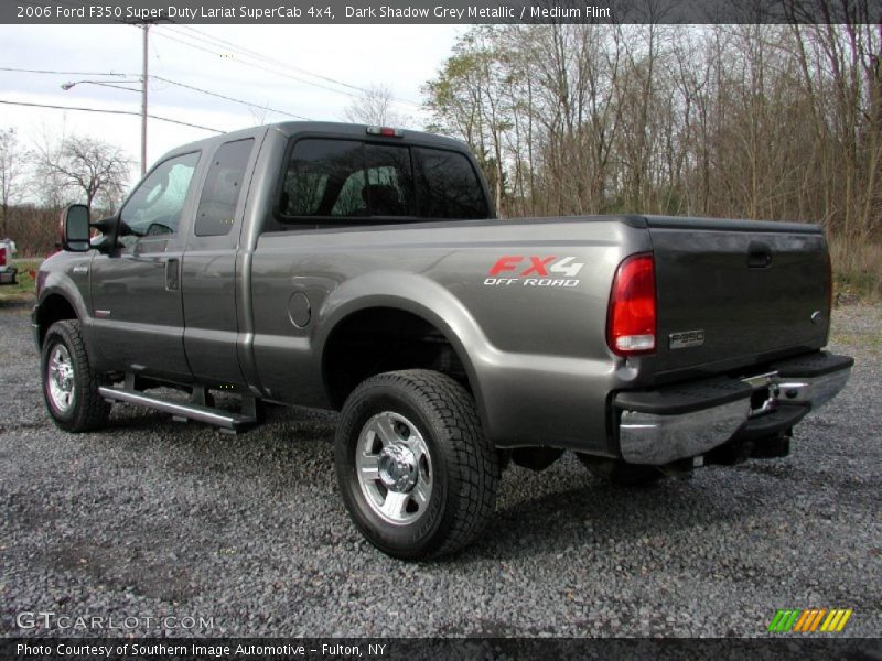 Dark Shadow Grey Metallic / Medium Flint 2006 Ford F350 Super Duty Lariat SuperCab 4x4
