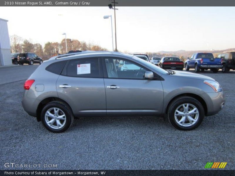 Gotham Gray / Gray 2010 Nissan Rogue SL AWD