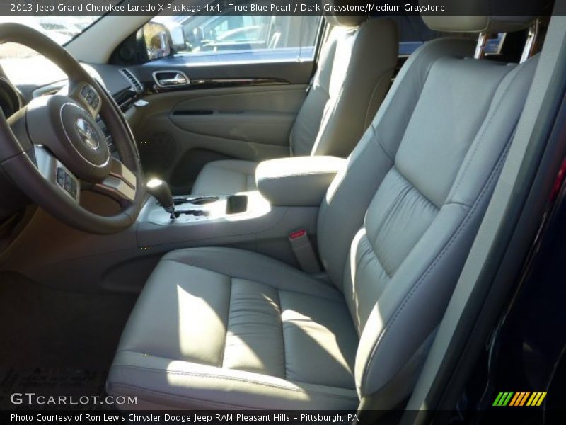 True Blue Pearl / Dark Graystone/Medium Graystone 2013 Jeep Grand Cherokee Laredo X Package 4x4