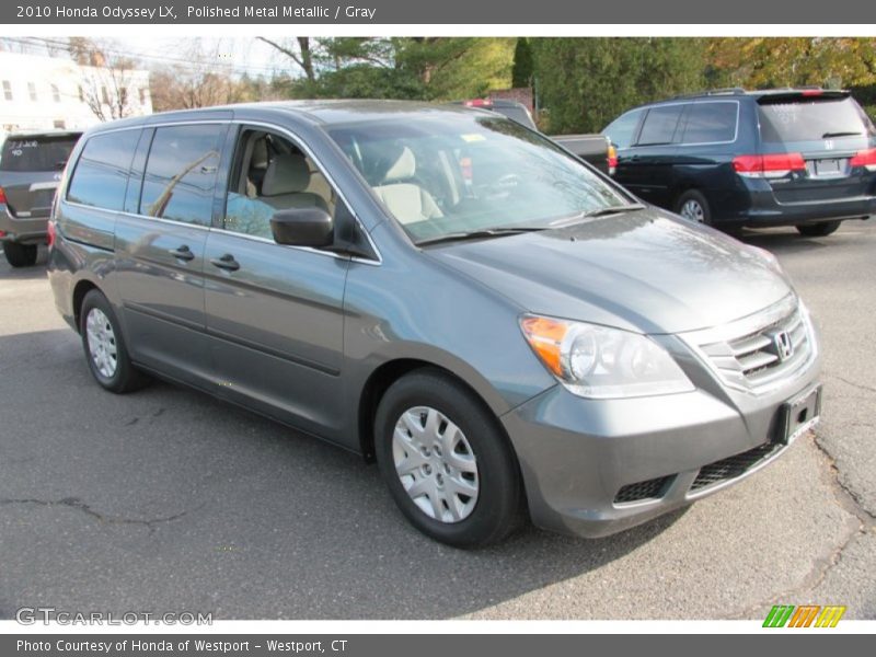 Polished Metal Metallic / Gray 2010 Honda Odyssey LX
