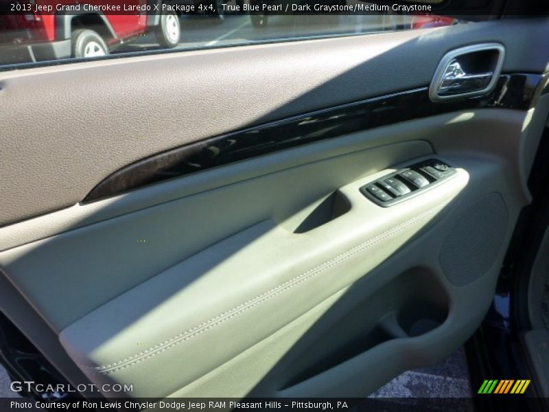True Blue Pearl / Dark Graystone/Medium Graystone 2013 Jeep Grand Cherokee Laredo X Package 4x4