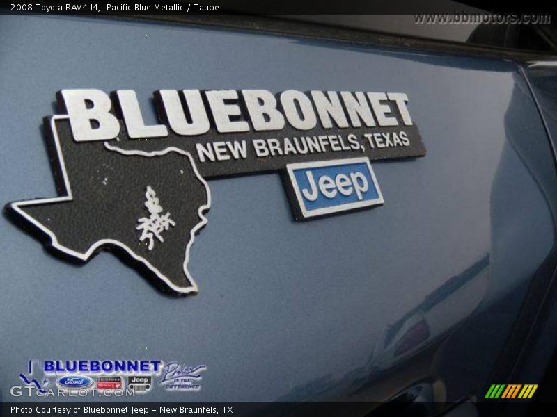 Pacific Blue Metallic / Taupe 2008 Toyota RAV4 I4