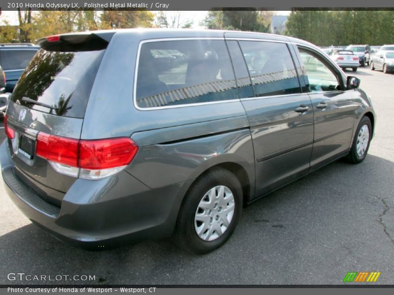 Polished Metal Metallic / Gray 2010 Honda Odyssey LX