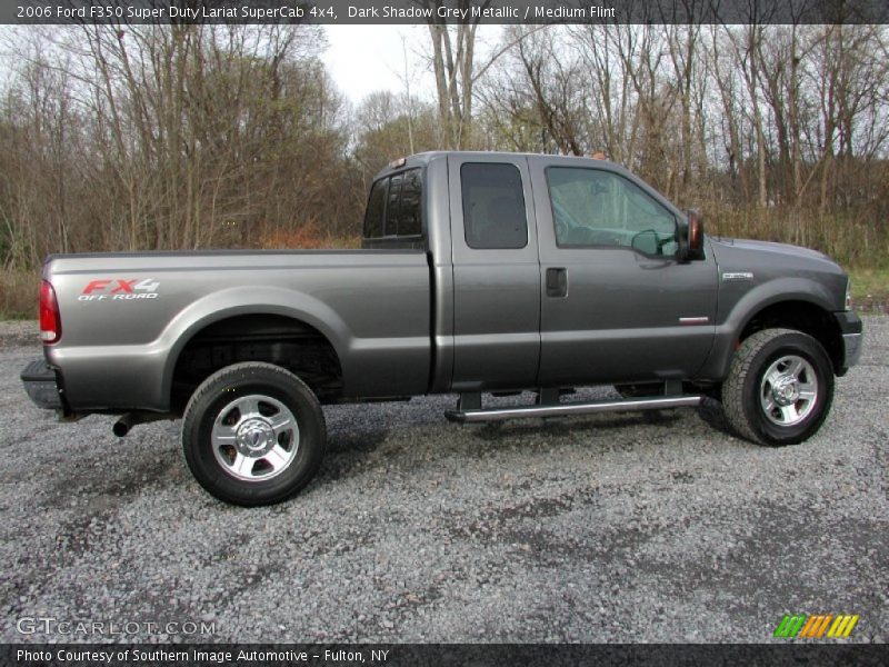 Dark Shadow Grey Metallic / Medium Flint 2006 Ford F350 Super Duty Lariat SuperCab 4x4