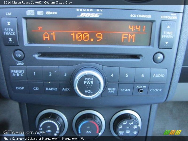 Gotham Gray / Gray 2010 Nissan Rogue SL AWD