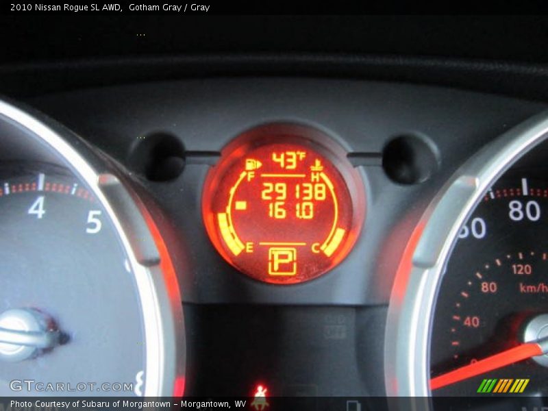 Gotham Gray / Gray 2010 Nissan Rogue SL AWD