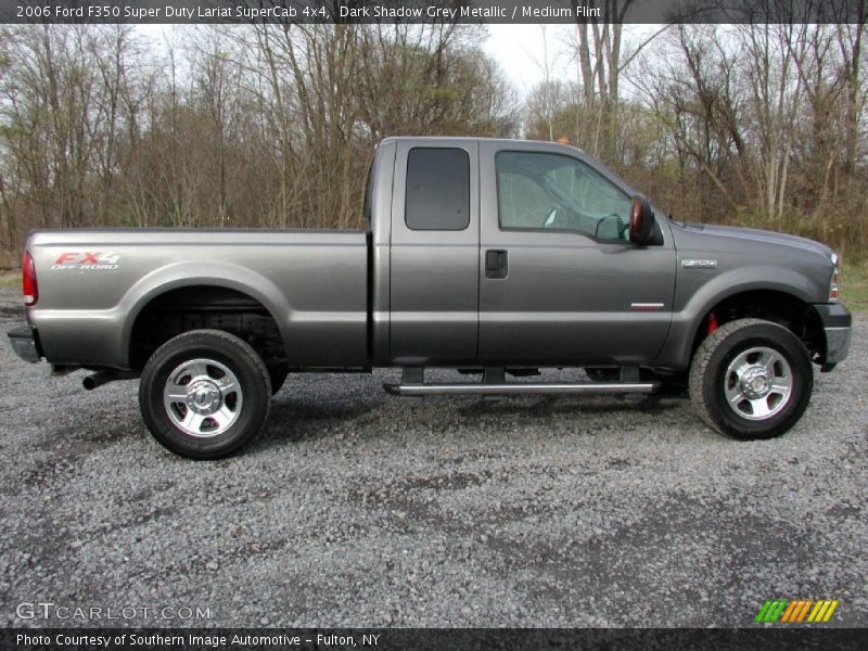 Dark Shadow Grey Metallic / Medium Flint 2006 Ford F350 Super Duty Lariat SuperCab 4x4