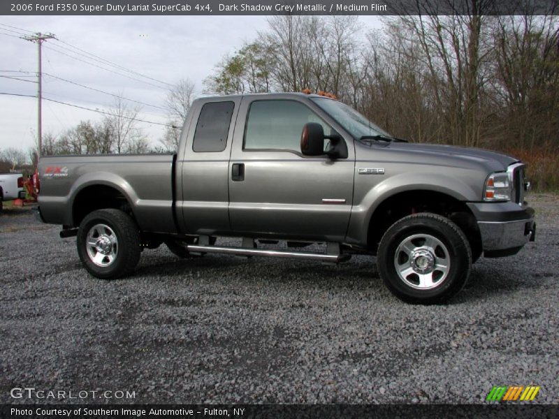 Dark Shadow Grey Metallic / Medium Flint 2006 Ford F350 Super Duty Lariat SuperCab 4x4