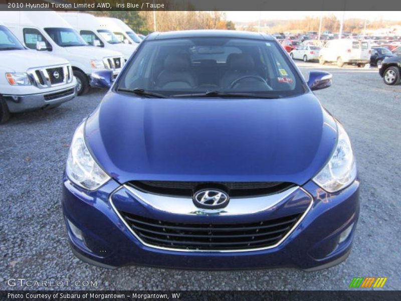 Iris Blue / Taupe 2010 Hyundai Tucson Limited AWD