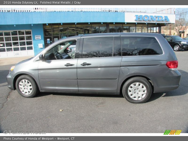 Polished Metal Metallic / Gray 2010 Honda Odyssey LX