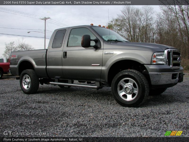 Dark Shadow Grey Metallic / Medium Flint 2006 Ford F350 Super Duty Lariat SuperCab 4x4