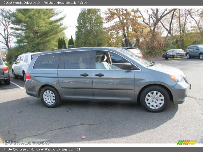 Polished Metal Metallic / Gray 2010 Honda Odyssey LX