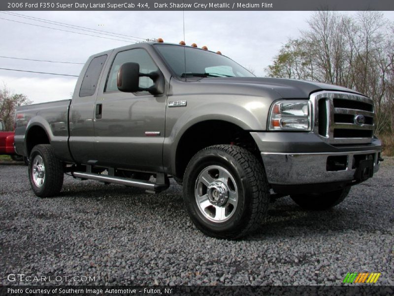 Dark Shadow Grey Metallic / Medium Flint 2006 Ford F350 Super Duty Lariat SuperCab 4x4