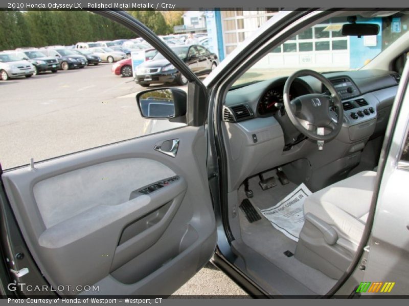 Polished Metal Metallic / Gray 2010 Honda Odyssey LX