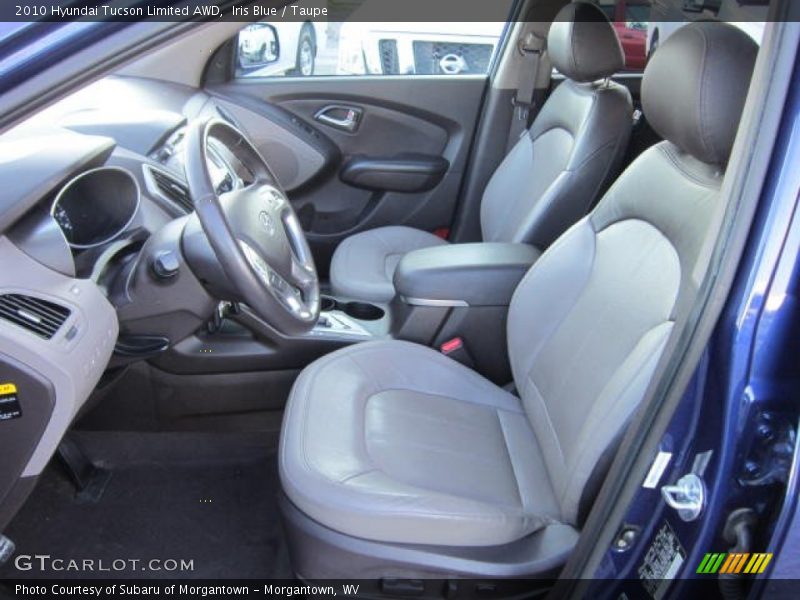 Iris Blue / Taupe 2010 Hyundai Tucson Limited AWD