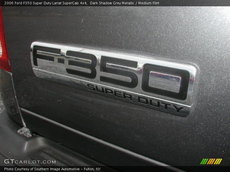 Dark Shadow Grey Metallic / Medium Flint 2006 Ford F350 Super Duty Lariat SuperCab 4x4
