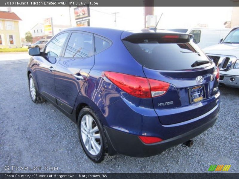 Iris Blue / Taupe 2010 Hyundai Tucson Limited AWD