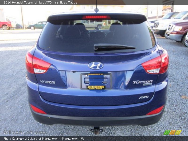 Iris Blue / Taupe 2010 Hyundai Tucson Limited AWD