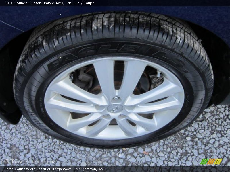Iris Blue / Taupe 2010 Hyundai Tucson Limited AWD