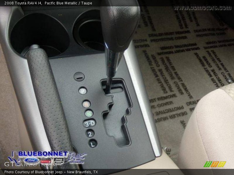 Pacific Blue Metallic / Taupe 2008 Toyota RAV4 I4