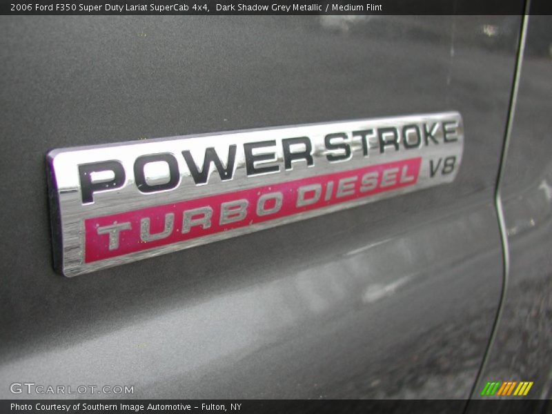 Dark Shadow Grey Metallic / Medium Flint 2006 Ford F350 Super Duty Lariat SuperCab 4x4