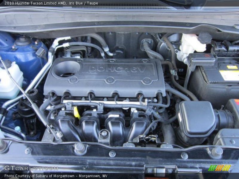 Iris Blue / Taupe 2010 Hyundai Tucson Limited AWD